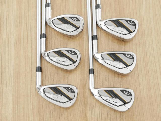 Iron set : Callaway : ชุดเหล็ก Callaway Mavrik (ปี 2020 ตีง่าย ไกลมากๆ) มีเหล็ก 6-Pw,Aw (6 ชิ้น) ก้านกราไฟต์ Mitsubishi Diamana 50 Flex R