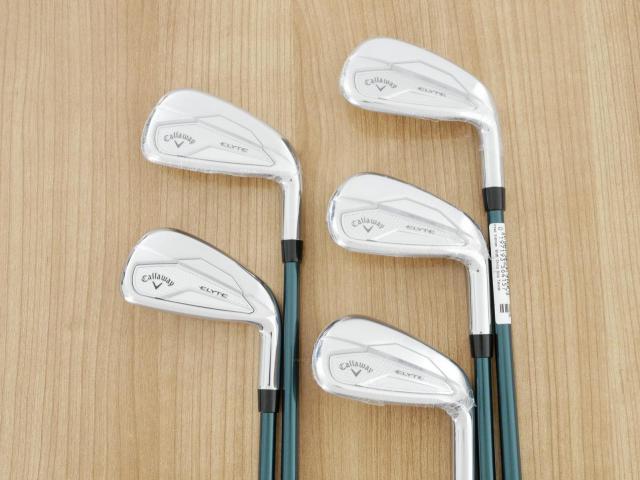 Iron set : Callaway : **ของใหม่ ยังไม่แกะพลาสติก** ชุดเหล็ก Callaway ELYTE (ออกปี 2025 ตีง่ายมาก ไกล Japan Spec.) มีเหล็ก 6-Pw (5 ชิ้น) ก้านกราไฟต์ Fujikura VENTUS 5 Flex R