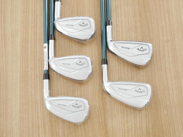 Iron set : Callaway : **ของใหม่ ยังไม่แกะพลาสติก** ชุดเหล็ก Callaway ELYTE (ออกปี 2025 ตีง่ายมาก ไกล Japan Spec.) มีเหล็ก 6-Pw (5 ชิ้น) ก้านกราไฟต์ Fujikura VENTUS 5 Flex R