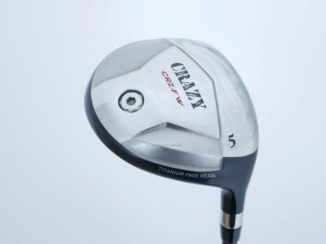Fairway Wood : Other Brand : หัวไม้ 5 Crazy CRZ-FW (หน้า Titanium) Loft 18 สุดยอดก้าน Crazy Longest Yard FW-01 Evolution Flex SR (6.9)