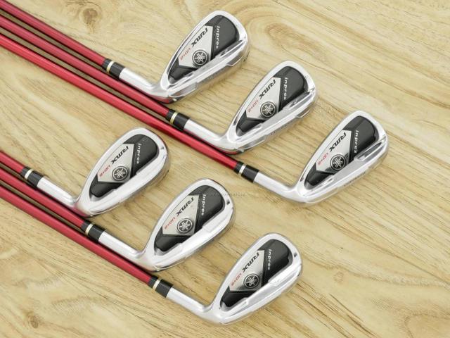 Iron set : Yamaha : ชุดเหล็ก Yamaha Inpres RMX UD+2 (ปี 2016 ตีไกลที่สุด ไกลกว่าเหล็กทั่วไป 2 เบอร์) มีเหล็ก 7-Pw,Aw,As (6 ชิ้น) ก้านกราไฟต์ Mitsubishi Bassara i50xct Flex R