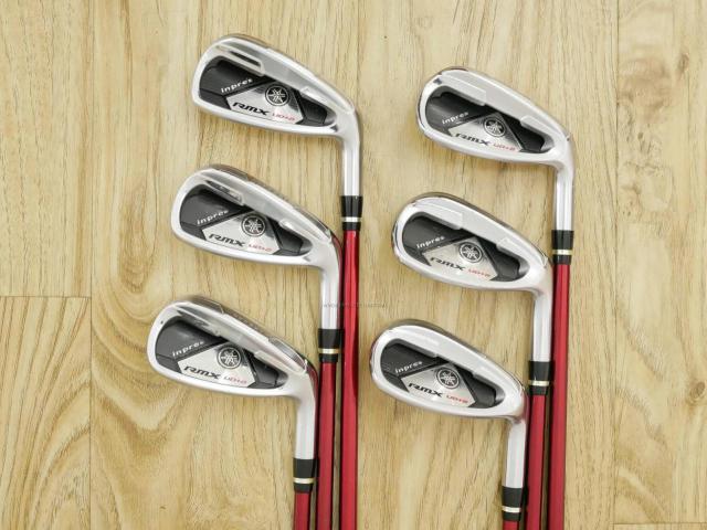 Iron set : Yamaha : ชุดเหล็ก Yamaha Inpres RMX UD+2 (ปี 2016 ตีไกลที่สุด ไกลกว่าเหล็กทั่วไป 2 เบอร์) มีเหล็ก 7-Pw,Aw,As (6 ชิ้น) ก้านกราไฟต์ Mitsubishi Bassara i50xct Flex R