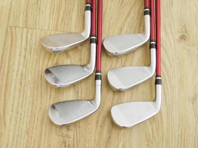 Iron set : Yamaha : ชุดเหล็ก Yamaha Inpres RMX UD+2 (ปี 2016 ตีไกลที่สุด ไกลกว่าเหล็กทั่วไป 2 เบอร์) มีเหล็ก 7-Pw,Aw,As (6 ชิ้น) ก้านกราไฟต์ Mitsubishi Bassara i50xct Flex R