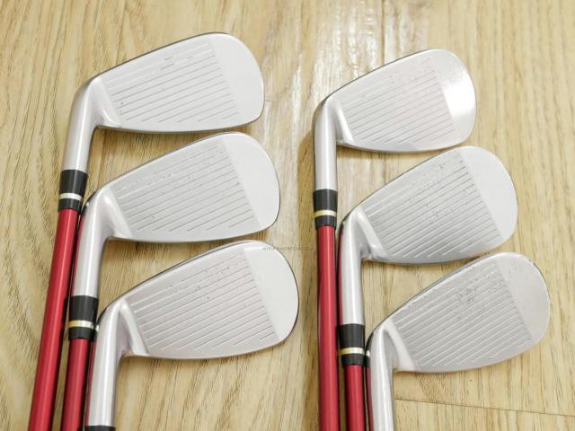Iron set : Yamaha : ชุดเหล็ก Yamaha Inpres RMX UD+2 (ปี 2016 ตีไกลที่สุด ไกลกว่าเหล็กทั่วไป 2 เบอร์) มีเหล็ก 7-Pw,Aw,As (6 ชิ้น) ก้านกราไฟต์ Mitsubishi Bassara i50xct Flex R