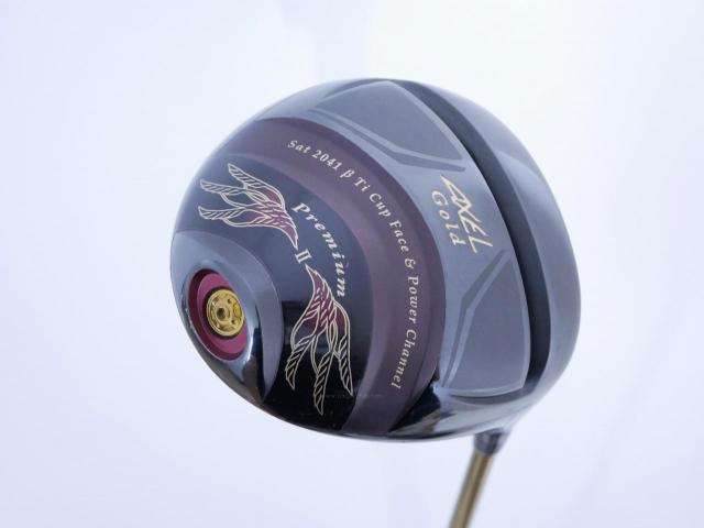 Driver : Tsuruya : Tsuruya AXEL Gold Premium II (รุ่นปี 2017 ตัวท๊อป หน้าเด้งสุดๆ COR 0.86 ของใหม่ 4 หมื่น) Loft 10.5 Flex R