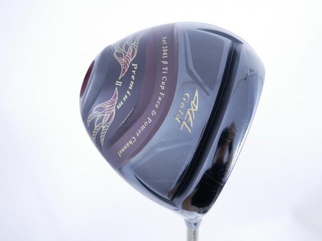 Driver : Tsuruya : Tsuruya AXEL Gold Premium II (รุ่นปี 2017 ตัวท๊อป หน้าเด้งสุดๆ COR 0.86 ของใหม่ 4 หมื่น) Loft 10.5 Flex R