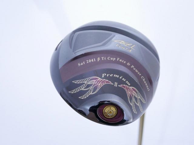 Driver : Tsuruya : Tsuruya AXEL Gold Premium II (รุ่นปี 2017 ตัวท๊อป หน้าเด้งสุดๆ COR 0.86 ของใหม่ 4 หมื่น) Loft 10.5 Flex R