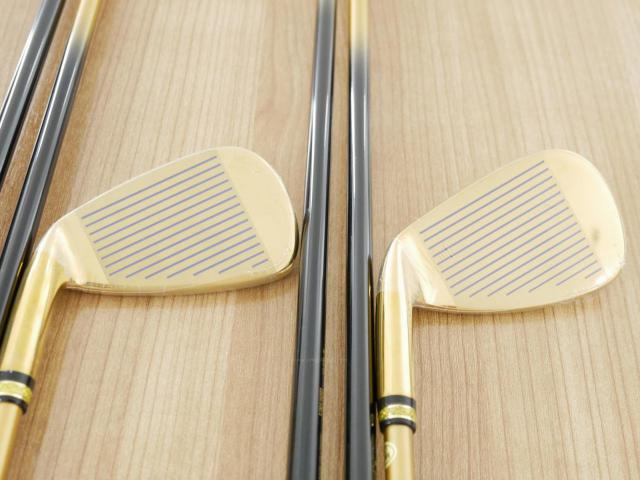 Iron set : Other Brand : **ของใหม่ ยังไม่แกะพลาสติก** ชุดเหล็ก Mutsumi Honma MH777 One Length (ใบใหญ่ ตีง่าย ไกล) มีเหล็ก 5-Pw (6 ชิ้น) ก้านกราไฟต์ Flex R