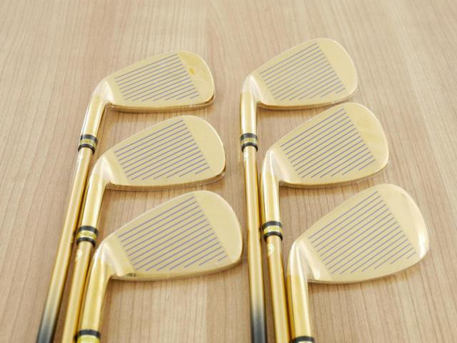 Iron set : Other Brand : **ของใหม่ ยังไม่แกะพลาสติก** ชุดเหล็ก Mutsumi Honma MH777 One Length (ใบใหญ่ ตีง่าย ไกล) มีเหล็ก 5-Pw (6 ชิ้น) ก้านกราไฟต์ Flex R