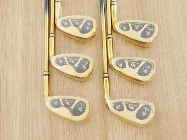 Iron set : Other Brand : **ของใหม่ ยังไม่แกะพลาสติก** ชุดเหล็ก Mutsumi Honma MH777 One Length (ใบใหญ่ ตีง่าย ไกล) มีเหล็ก 5-Pw (6 ชิ้น) ก้านกราไฟต์ Flex R