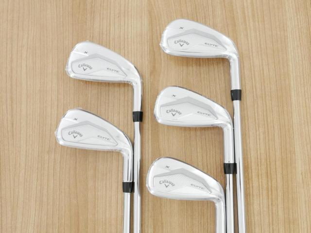 Iron set : Callaway : **ของใหม่ ยังไม่แกะพลาสติก** ชุดเหล็ก Callaway ELYTE X (ออกปี 2025 ตีง่ายมาก ไกล Japan Spec.) มีเหล็ก 6-Pw (5 ชิ้น) ก้านเหล็ก NS Pro Zelos 7 Flex R