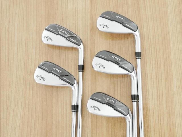 Iron set : Callaway : ชุดเหล็ก Callaway EPIC Max Fast (รุ่นแพงสุด ไกลสุดของ Callaway ปี 2021) มีเหล็ก 7-Pw,Aw (5 ชิ้น) ก้านเหล็ก NS Pro 850 NEO Flex S