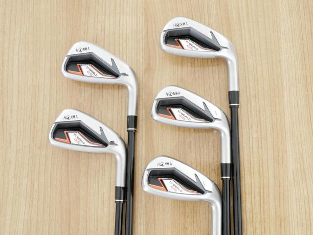 Iron set : Honma : ชุดเหล็ก Honma Tour World GS (ออกปี 2021 ใบใหญ่ ตีง่าย ไกล) มีเหล็ก 6-10 (5 ชิ้น) ก้านกราไฟต์ Honma Speedtuned 48 Flex SR