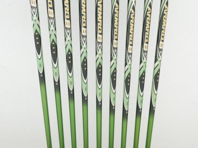 Iron set : Honma : **ก้าน 3 ดาว** ชุดเหล็ก Honma Beres IS-03 (หน้าเด้ง Forged) มีเหล็ก 5-11,Aw,Sw (9 ชิ้น เทียบเท่า 4-Pw,Aw,Sw) ก้าน ARMRQ 8 (45) Flex R (3 ดาว)