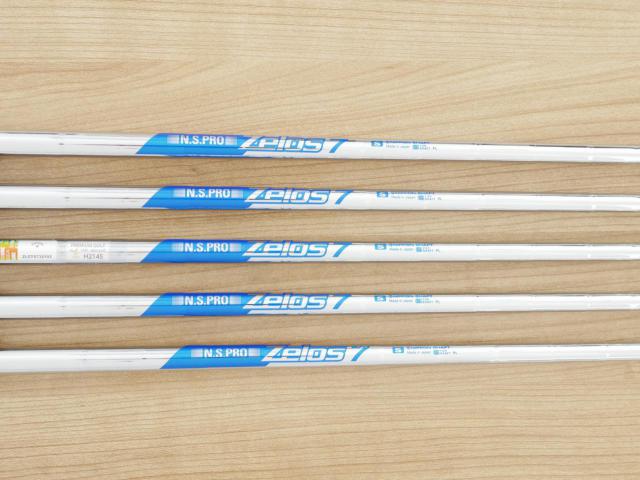 Iron set : Callaway : ชุดเหล็ก Callaway Big Bertha B21 (ออกปี 2021 ตีง่ายที่สุดของ Callaway) มีเหล็ก 6-Pw (5 ชิ้น) ก้านเหล็ก NS Pro ZELOS 7 Flex S