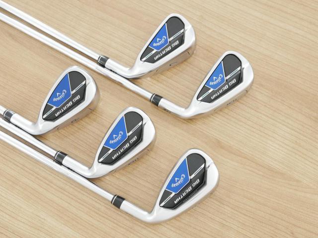 Iron set : Callaway : ชุดเหล็ก Callaway Big Bertha B21 (ออกปี 2021 ตีง่ายที่สุดของ Callaway) มีเหล็ก 6-Pw (5 ชิ้น) ก้านเหล็ก NS Pro ZELOS 7 Flex S