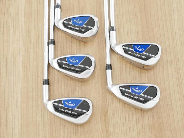 Iron set : Callaway : ชุดเหล็ก Callaway Big Bertha B21 (ออกปี 2021 ตีง่ายที่สุดของ Callaway) มีเหล็ก 6-Pw (5 ชิ้น) ก้านเหล็ก NS Pro ZELOS 7 Flex S