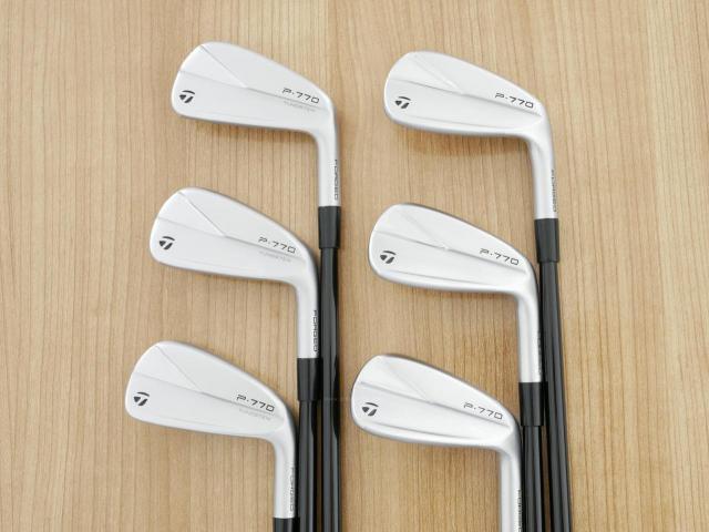 Iron set : Taylormade : ชุดเหล็ก Taylormade P770 Forged (รุ่นปี 2023 นุ่ม แน่น)  มีเหล็ก 5-Pw (6 ชิ้น) ก้านกราไฟต์ Mitsubishi Diamana Thump i95 Flex S