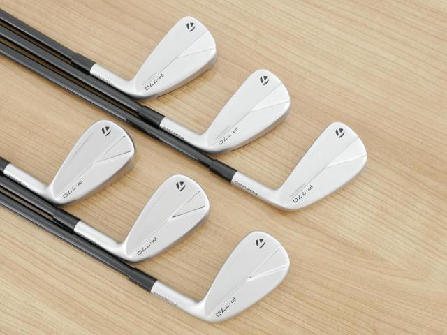 Iron set : Taylormade : ชุดเหล็ก Taylormade P770 Forged (รุ่นปี 2023 นุ่ม แน่น)  มีเหล็ก 5-Pw (6 ชิ้น) ก้านกราไฟต์ Mitsubishi Diamana Thump i95 Flex S