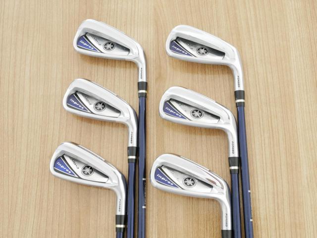 Iron set : Yamaha : ชุดเหล็ก Yamaha Inpres UD+2 (ออกปี 2019 ตีไกลที่สุด ไกลกว่าเหล็กทั่วไป 2 เบอร์ หน้าเด้ง COR 0.822) มีเหล็ก 5-Pw (6 ชิ้น) ก้านกราไฟต์ Flex R