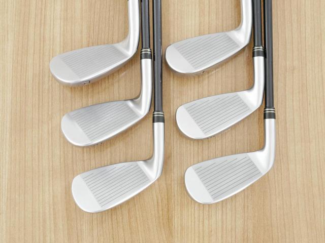 Iron set : Fourteen : ชุดเหล็ก Fourteen Gelong D (ใบใหญ่ ตีง่าย ไกล) มีเหล็ก 5-Pw (6 ชิ้น) ก้านกราไฟต์ Flex R
