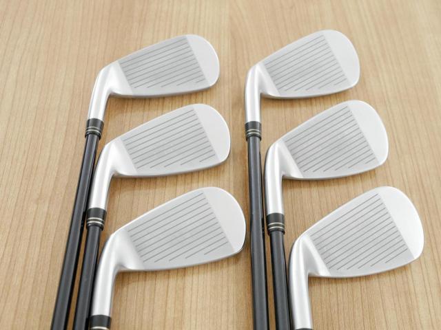 Iron set : Fourteen : ชุดเหล็ก Fourteen Gelong D (ใบใหญ่ ตีง่าย ไกล) มีเหล็ก 5-Pw (6 ชิ้น) ก้านกราไฟต์ Flex R
