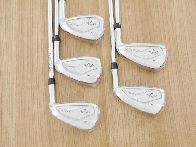 Iron set : Callaway : **ของใหม่ ยังไม่แกะพลาสติก** ชุดเหล็ก Callaway ELYTE X (ออกปี 2025 ตีง่ายมาก ไกล Japan Spec.) มีเหล็ก 6-Pw (5 ชิ้น) ก้านเหล็ก NS Pro Zelos 7 Flex R