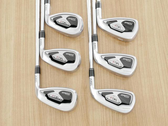 Iron set : Titleist : ชุดเหล็ก Titleist VG3 Type D Forged (ปี 2017 Japan Spec. ตีง่ายและไกลที่สุดของ Titleist) มีเหล็ก 6-Pw,Aw (6 ชิ้น) ก้านเหล็ก NS Pro Modus Flex S