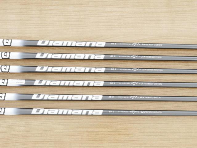 Iron set : Callaway : ชุดเหล็ก Callaway APEX DCB Forged (ปี 2022) มีเหล็ก 5-Pw (6 ชิ้น) ก้านกราไฟต์ Mitsubishi Diamana 55 Flex S