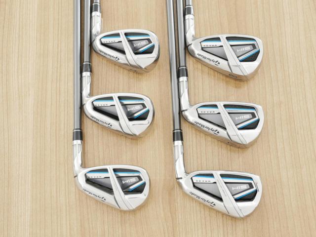 Iron set : Taylormade : ชุดเหล็ก Taylormade SIM MAX OS (ออกปี 2020 Japan Spec.) มีเหล็ก 6-Pw,Aw (6 ชิ้น) ก้านกราไฟต์ Mitsubishi Tensei TM60 Flex S