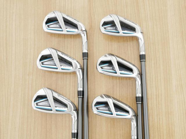 Iron set : Taylormade : ชุดเหล็ก Taylormade SIM MAX OS (ออกปี 2020 Japan Spec.) มีเหล็ก 6-Pw,Aw (6 ชิ้น) ก้านกราไฟต์ Mitsubishi Tensei TM60 Flex S