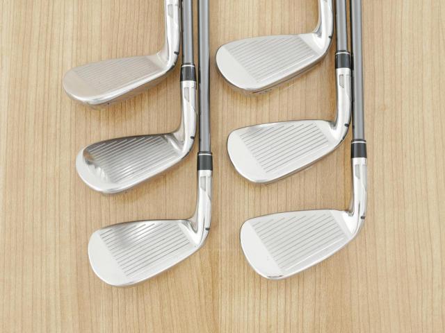 Iron set : Taylormade : ชุดเหล็ก Taylormade SIM MAX OS (ออกปี 2020 Japan Spec.) มีเหล็ก 6-Pw,Aw (6 ชิ้น) ก้านกราไฟต์ Mitsubishi Tensei TM60 Flex S