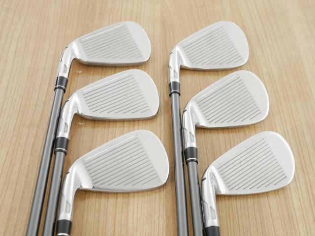 Iron set : Taylormade : ชุดเหล็ก Taylormade SIM MAX OS (ออกปี 2020 Japan Spec.) มีเหล็ก 6-Pw,Aw (6 ชิ้น) ก้านกราไฟต์ Mitsubishi Tensei TM60 Flex S