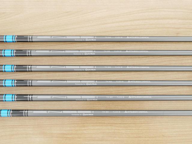 Iron set : Taylormade : ชุดเหล็ก Taylormade SIM MAX OS (ออกปี 2020 Japan Spec.) มีเหล็ก 6-Pw,Aw (6 ชิ้น) ก้านกราไฟต์ Mitsubishi Tensei TM60 Flex S