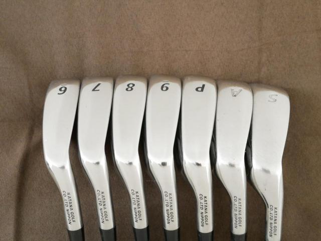 Iron set : Katana : ชุดเหล็ก Katana Sword PTC-350 (ตีง่าย) มีเหล็ก 6-Pw,Aw,Sw (7 ชิ้น) ก้านกราไฟต์ Fujikura Speeder 589 Flex SR