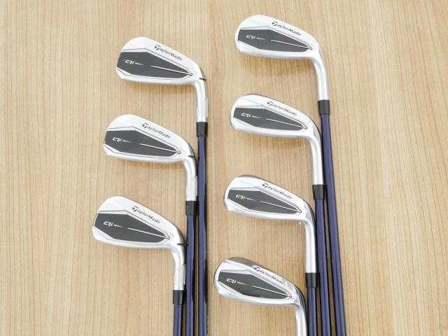 Iron set : Taylormade : ชุดเหล็ก Taylormade Qi (ออกปี 2024 Japan Spec.) มีเหล็ก 6-Pw,Aw,Sw (7 ชิ้น) ก้านกราไฟต์ Mitsubishi Diamana TM60 Flex R