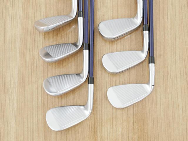 Iron set : Taylormade : ชุดเหล็ก Taylormade Qi (ออกปี 2024 Japan Spec.) มีเหล็ก 6-Pw,Aw,Sw (7 ชิ้น) ก้านกราไฟต์ Mitsubishi Diamana TM60 Flex R