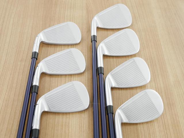 Iron set : Taylormade : ชุดเหล็ก Taylormade Qi (ออกปี 2024 Japan Spec.) มีเหล็ก 6-Pw,Aw,Sw (7 ชิ้น) ก้านกราไฟต์ Mitsubishi Diamana TM60 Flex R