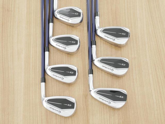 Iron set : Taylormade : ชุดเหล็ก Taylormade Qi (ออกปี 2024 Japan Spec.) มีเหล็ก 6-Pw,Aw,Sw (7 ชิ้น) ก้านกราไฟต์ Mitsubishi Diamana TM60 Flex R