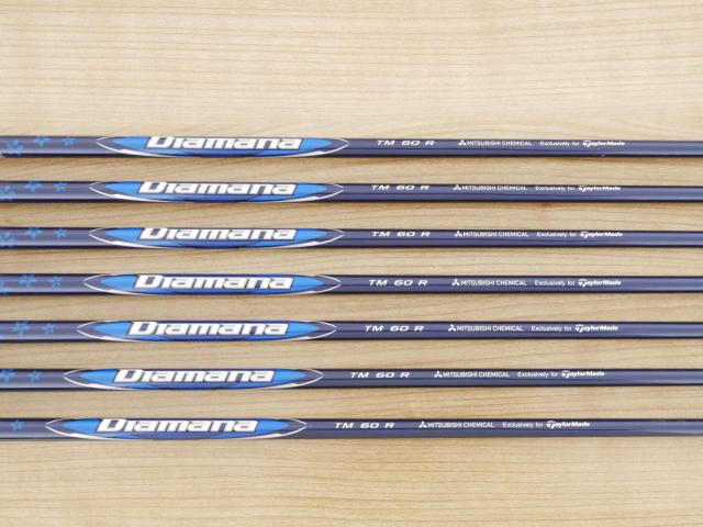 Iron set : Taylormade : ชุดเหล็ก Taylormade Qi (ออกปี 2024 Japan Spec.) มีเหล็ก 6-Pw,Aw,Sw (7 ชิ้น) ก้านกราไฟต์ Mitsubishi Diamana TM60 Flex R