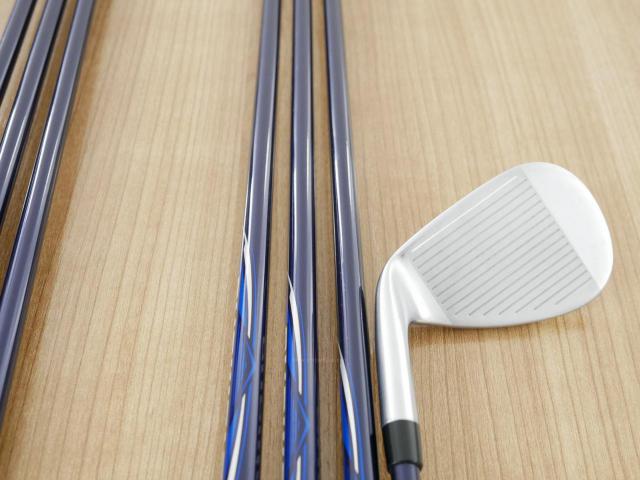 Iron set : Taylormade : ชุดเหล็ก Taylormade Qi (ออกปี 2024 Japan Spec.) มีเหล็ก 6-Pw,Aw,Sw (7 ชิ้น) ก้านกราไฟต์ Mitsubishi Diamana TM60 Flex R