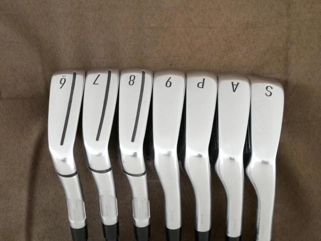 Iron set : Taylormade : ชุดเหล็ก Taylormade Qi (ออกปี 2024 Japan Spec.) มีเหล็ก 6-Pw,Aw,Sw (7 ชิ้น) ก้านกราไฟต์ Mitsubishi Diamana TM60 Flex R