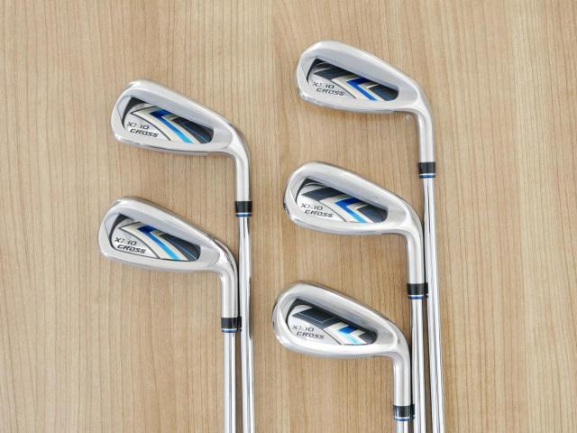 Iron set : XXIO : ชุดเหล็ก XXIO Cross 2 (ออกปี 2021 ตีไกลที่สุดของที่สุดจาก XXIO หน้าเด้งสุดๆ) มีเหล็ก 7-Pw,Aw (5 ชิ้น ตีไกลกว่าปกติ 2 เบอร์) ก้านเหล็ก NS Pro 860 DST Flex R