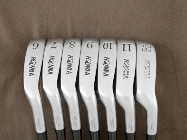Iron set : Honma : ชุดเหล็ก Honma TwinMarks TM-202 มีเหล็ก 6-11,Sw (7 ชิ้น) ก้านกราไฟต์ Flex R