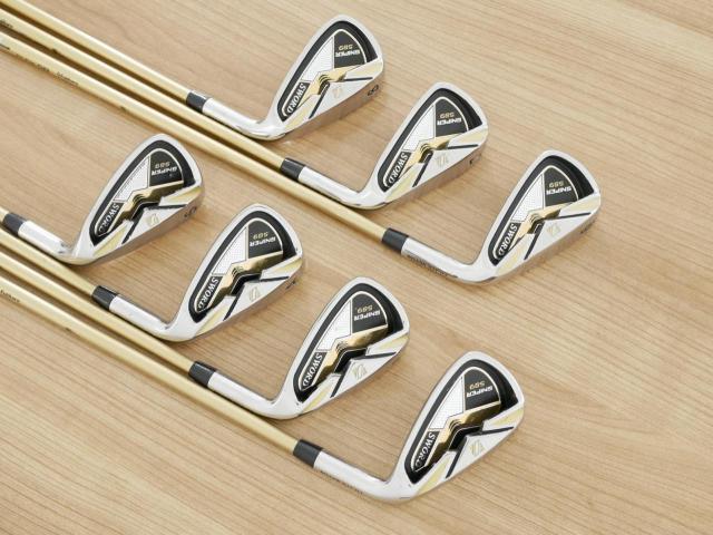 Iron set : Katana : ชุดเหล็ก Katana Sword Sniper 589 (หน้าเด้ง) มีเหล็ก 6-Pw,Aw,Sw (7 ชิ้น) ก้านกราไฟต์ Speeder 589 Flex SR