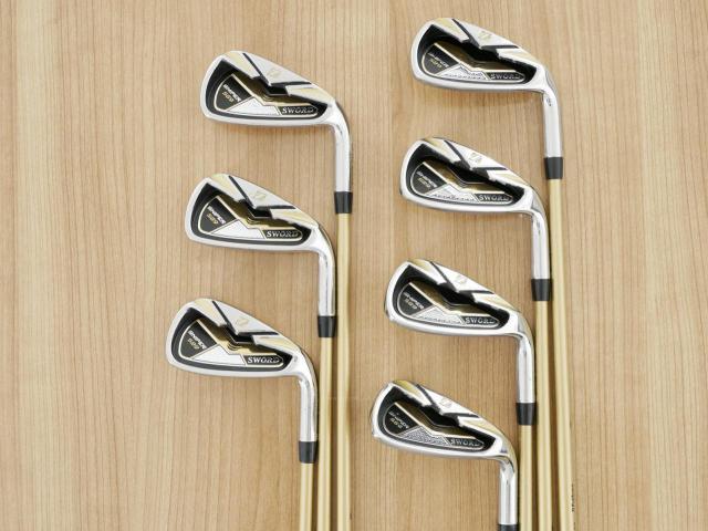Iron set : Katana : ชุดเหล็ก Katana Sword Sniper 589 (หน้าเด้ง) มีเหล็ก 6-Pw,Aw,Sw (7 ชิ้น) ก้านกราไฟต์ Speeder 589 Flex SR