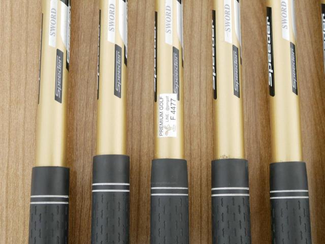 Iron set : Katana : ชุดเหล็ก Katana Sword Sniper 589 (หน้าเด้ง) มีเหล็ก 6-Pw,Aw,Sw (7 ชิ้น) ก้านกราไฟต์ Speeder 589 Flex SR