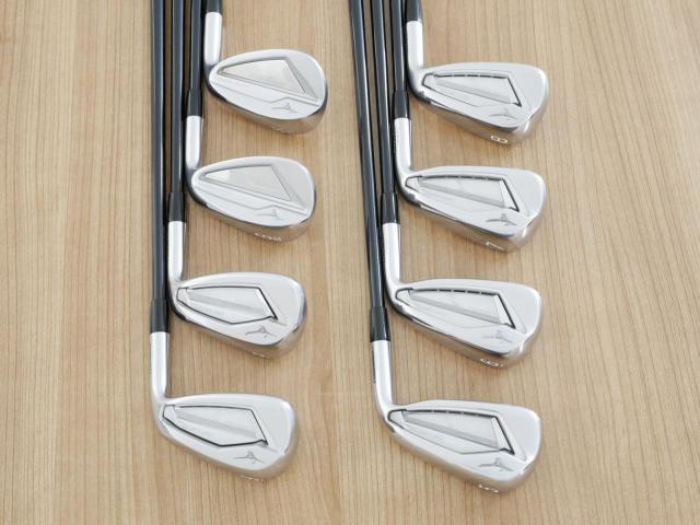 Iron set : Mizuno : ชุดเหล็ก Mizuno JPX 919 Hot Metal (ปี 2020 ตัวท๊อป ใบใหญ่ ไกล หน้าเด้ง) มีเหล็ก 5-Pw,Aw,Sw (8 ชิ้น) ก้านกราไฟต์ Flex R