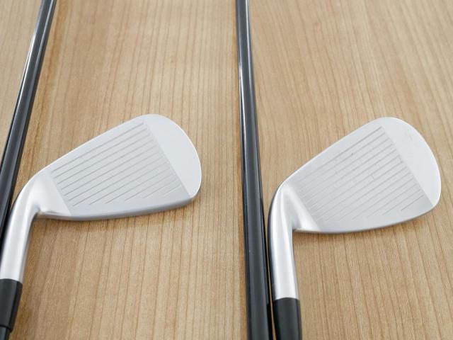 Iron set : Mizuno : ชุดเหล็ก Mizuno JPX 919 Hot Metal (ปี 2020 ตัวท๊อป ใบใหญ่ ไกล หน้าเด้ง) มีเหล็ก 5-Pw,Aw,Sw (8 ชิ้น) ก้านกราไฟต์ Flex R