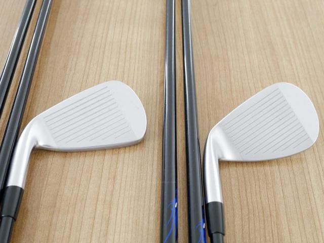 Iron set : Mizuno : ชุดเหล็ก Mizuno JPX 919 Hot Metal (ปี 2020 ตัวท๊อป ใบใหญ่ ไกล หน้าเด้ง) มีเหล็ก 5-Pw,Aw,Sw (8 ชิ้น) ก้านกราไฟต์ Flex R